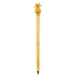 Max Metal Pineapple Pen Stationary Ballpoint Office School Supplies gold
