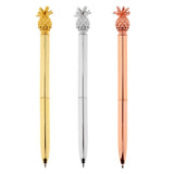Max Metal Pineapple Pen Stationary Ballpoint Office School Supplies gold
