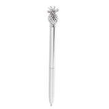 Max Metal Pineapple Pen Stationary Ballpoint Office School Supplies silver