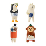 Max Miniature Resin Toy for Desktop Home Car Decorations Ornament Penguin