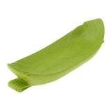 Max Miniature Resin Bamboo Leaf Boat Toy for Desktop Home Car Decoration
