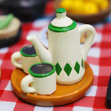 Max Miniature Resin Life Toy for Desktop Home Decoration Ornament Teapot