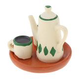 Max Miniature Resin Life Toy for Desktop Home Decoration Ornament Teapot