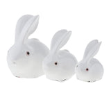 Max Lovely Rabbit Figurine Statue Animal Model Home Crafts Decoration Small