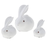Max Lovely Rabbit Figurine Statue Animal Model Home Crafts Decoration Small
