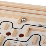 Max Maze Labyrinth Balance Board Wooden Toy with Driving Beads for Kids Adults