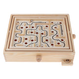 Max Maze Labyrinth Balance Board Wooden Toy with Driving Beads for Kids Adults
