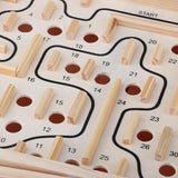 Max Maze Labyrinth Balance Board Wooden Toy with Driving Beads for Kids Adults