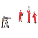 Max 1:64 Race Medal Race Car Driver Figures Scenario Set for Tomy Siku Red