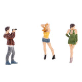 Max 5pcs 1:64 Resin Figures The Playing Field People Group for Micro-Scenes A