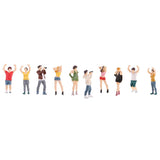 Max 5pcs 1:64 Resin Figures The Playing Field People Group for Micro-Scenes A