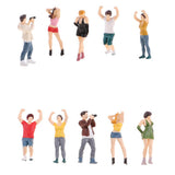 Max 5pcs 1:64 Resin Figures The Playing Field People Group for Micro-Scenes A