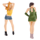 Max 5pcs 1:64 Resin Figures The Playing Field People Group for Micro-Scenes A