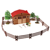 Max Miniature Farm Animals Figures DIY Kit for Kids Toddlers Handmade Playset