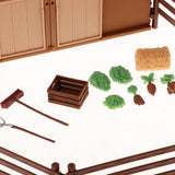 Max Miniature Farm Animals Figures DIY Kit for Kids Toddlers Handmade Playset