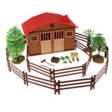 Max Miniature Farm Animals Figures DIY Kit for Kids Toddlers Handmade Playset