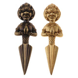 Max Tibetan Buddhist Vajrayana Pure Copper Phurpa Vajra Talisman Golden