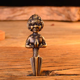 Max Tibetan Buddhist Vajrayana Pure Copper Phurpa Vajra Talisman Golden