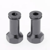 Max 4pc 12mm Wheel Hex Hub 25mm Extension Adapter for Wltoys A979 A969 Black