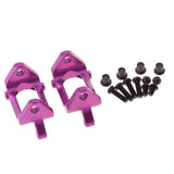 Max 2pc Front Hub Carrier for RC 1/18 Wltoys A949 A959 A969 Upgrade Parts Purple