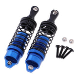 Max 2x Colorful Metal Front Shock Absorbers for TRAXXAS Short Truck Dark blue