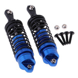 Max 2x Colorful Metal Front Shock Absorbers for TRAXXAS Short Truck Dark blue