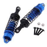 Max 2x Colorful Metal Front Shock Absorbers for TRAXXAS Short Truck Dark blue