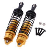 Max Aluminum Rear Shock Absorber for 1/10 Traxxas Slash 4WD RC Car Yellow