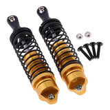 Max Aluminum Rear Shock Absorber for 1/10 Traxxas Slash 4WD RC Car Yellow