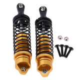Max Aluminum Rear Shock Absorber for 1/10 Traxxas Slash 4WD RC Car Yellow