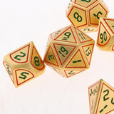 Max 7pcs Multi-sided Dice Polyhedral Dice Set for D&D RPG Table Game Dice E