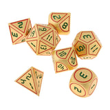 Max 7pcs Multi-sided Dice Polyhedral Dice Set for D&D RPG Table Game Dice E