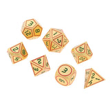 Max 7pcs Multi-sided Dice Polyhedral Dice Set for D&D RPG Table Game Dice E