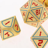 Max 7pcs Multi-sided Dice Polyhedral Dice Set for D&D RPG Table Game Dice F