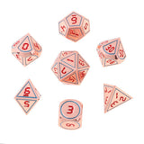 Max 7pcs Multi-sided Dice Polyhedral Dice Set for D&D RPG Table Game Dice H