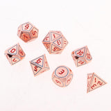 Max 7pcs Multi-sided Dice Polyhedral Dice Set for D&D RPG Table Game Dice H