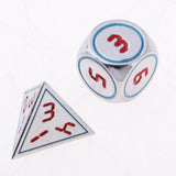 Max 7pcs Multi-sided Dice Polyhedral Dice Set for D&D RPG Table Game Dice I