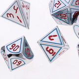 Max 7pcs Multi-sided Dice Polyhedral Dice Set for D&D RPG Table Game Dice I
