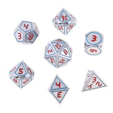 Max 7pcs Multi-sided Dice Polyhedral Dice Set for D&D RPG Table Game Dice I