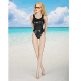 Max 1/6 Scale Swimsuit Bikini for 12inch Female Action Figures Body Accs Black