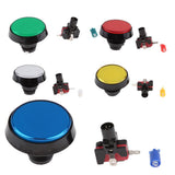 Max 60mm Arcade Machine LED Illuminated Self-Resetting Button Switch Red