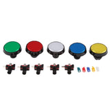 Max 60mm Arcade Machine LED Illuminated Self-Resetting Button Switch Red
