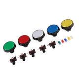 Max 60mm Arcade Machine LED Illuminated Self-Resetting Button Switch Red