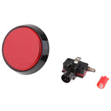 Max 60mm Arcade Machine LED Illuminated Self-Resetting Button Switch Red