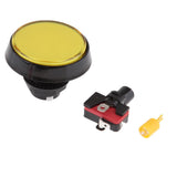 Max 60mm Arcade Machine LED Illuminated Self-Resetting Button Switch Yellow
