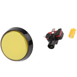 Max 60mm Arcade Machine LED Illuminated Self-Resetting Button Switch Yellow