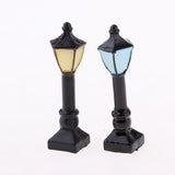Max 10Pcs Retro Street Light Model Scenery Train Railway Layout DIY Landscape D