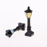 Max 10Pcs Retro Street Light Model Scenery Train Railway Layout DIY Landscape D