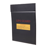 Max Fire & Explosion Resistant Lipo Battery Safety Bag for Safe Charging Storage Black