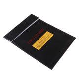 Max Fire & Explosion Resistant Lipo Battery Safety Bag for Safe Charging Storage Black